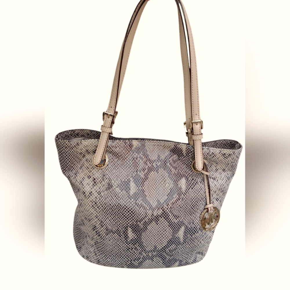 New Michael Kors snakeskin purse.